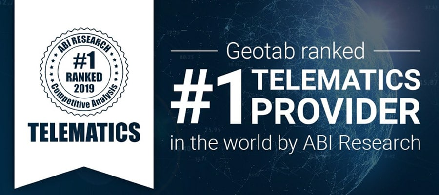 Geotab elegido como el mejor proveedor de telemática